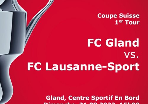 Billetterie FC Gland - Lausanne-Sport